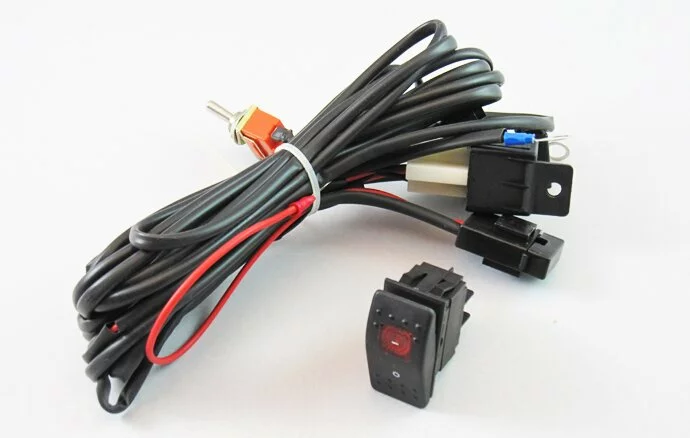 Wiring Harness with Rocker Switch